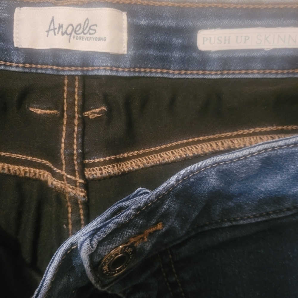 Womens Push Up Skinny Jeans 22W - Picture 3 of 6